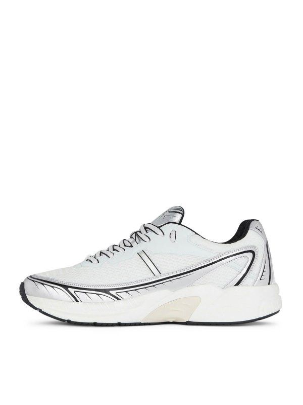 Givenchy o1lv12m1025 Nfnty 52 Low Top Runners in White Size US 12 / EU 45 - 3 Thumbnail