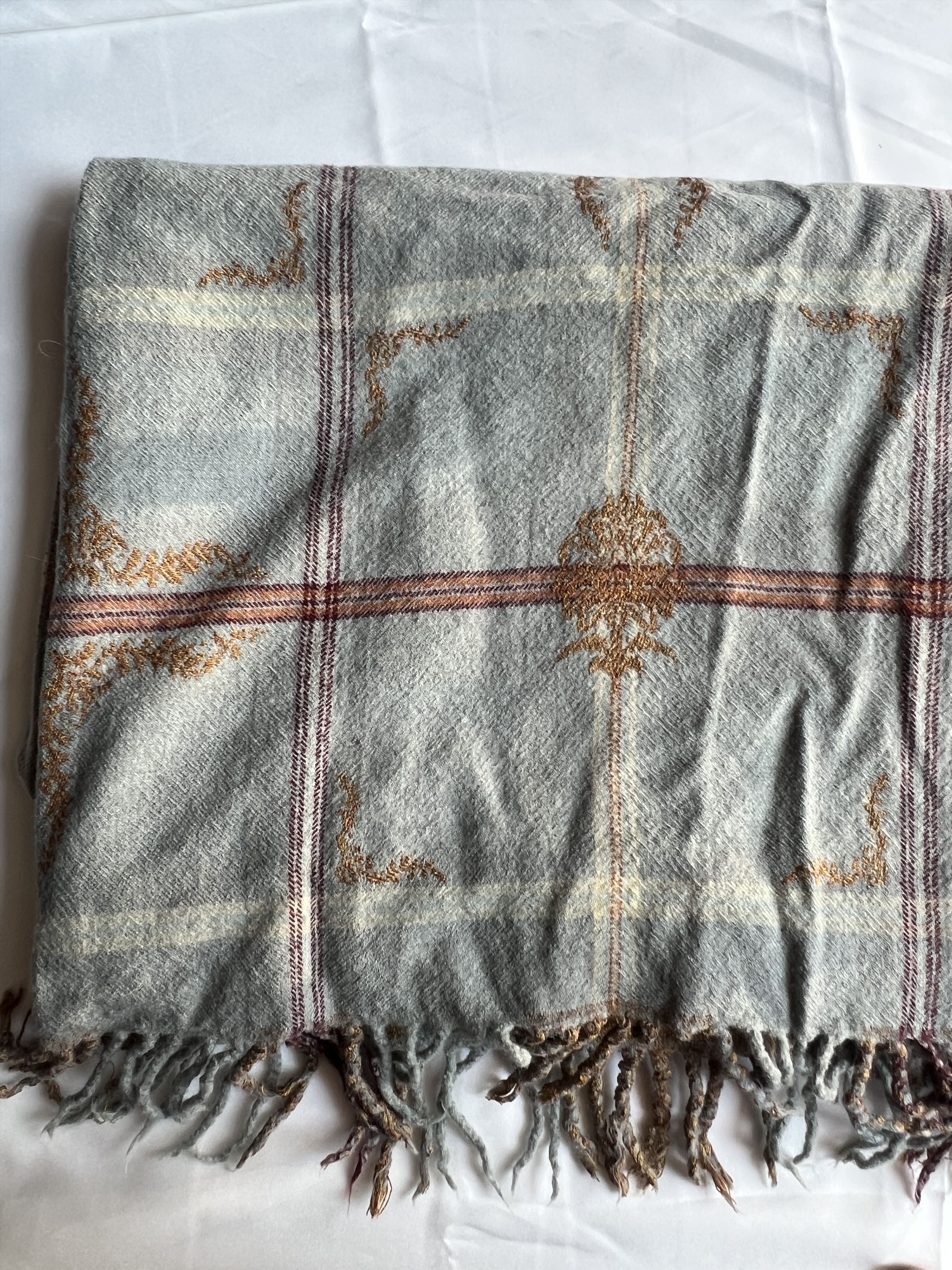 Aquascutum Auth Aquascutum large scarf Size ONE SIZE - 6 Thumbnail