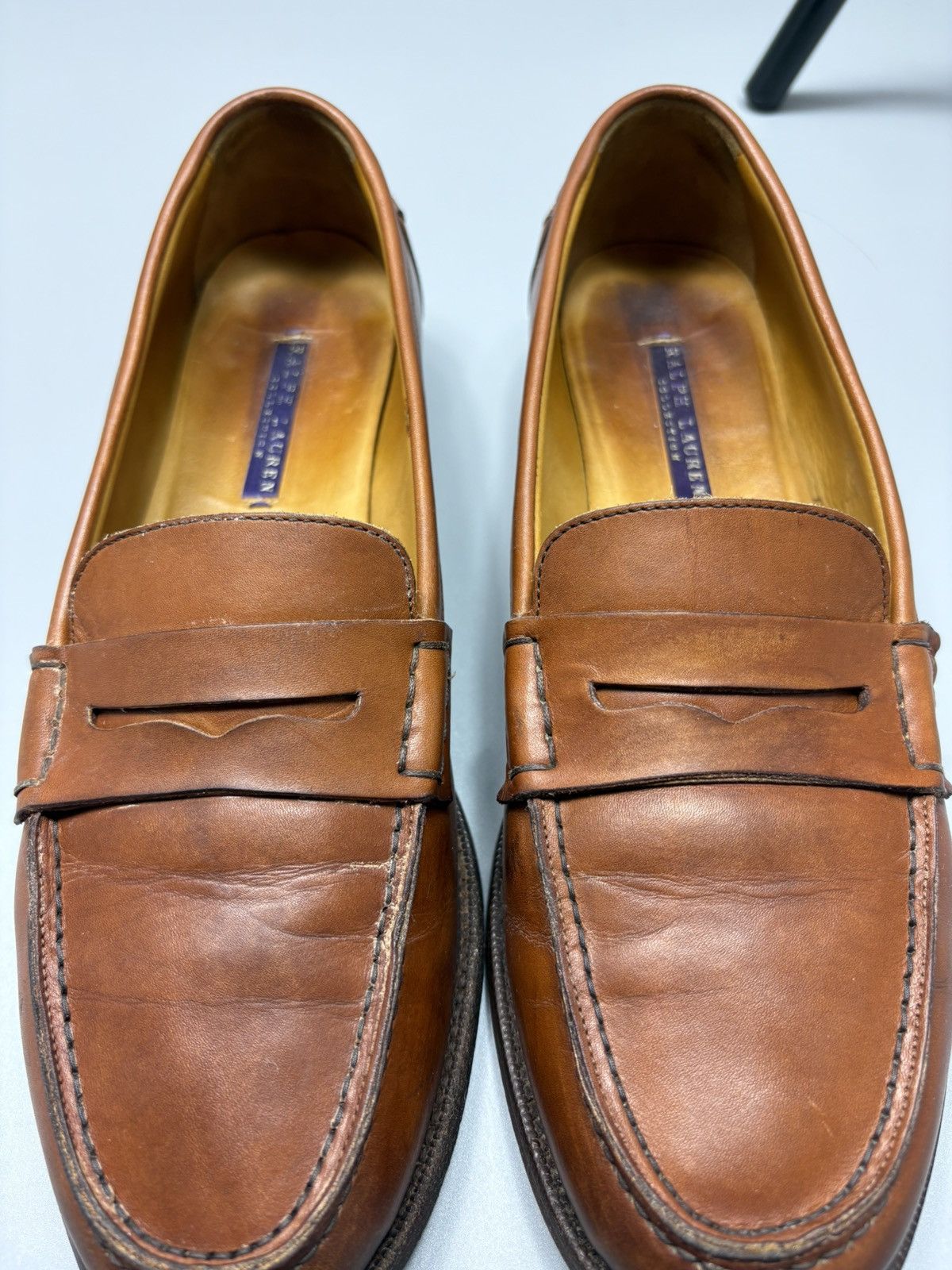 Ralph Lauren Leather Loafers Ralph Lauren Collection Purple Label women’s Size US 9.5 / IT 39.5 - 4 Thumbnail