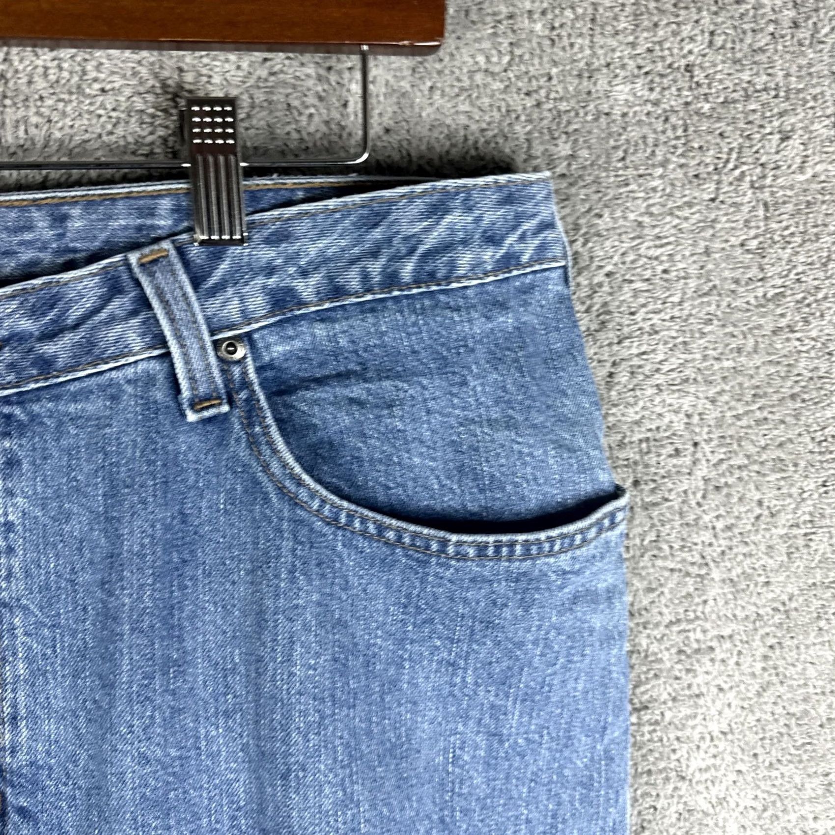 Carhartt Carhartt Jeans Womens 18x30 Blue High Rise Relaxed Fit WB 160 AIO Denim Workwear Jeans Size 40" / US 18 - 3 Thumbnail