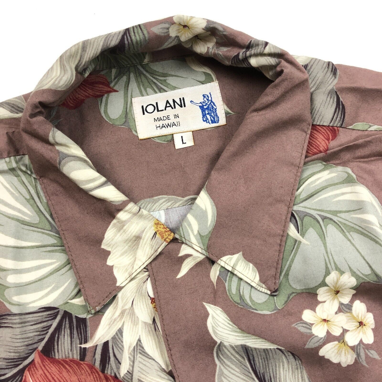 Vintage Vintage Iolani Hawaiian Floral Button Up Shirt Top Large Size US L / EU 52-54 / 3 - 2 Thumbnail