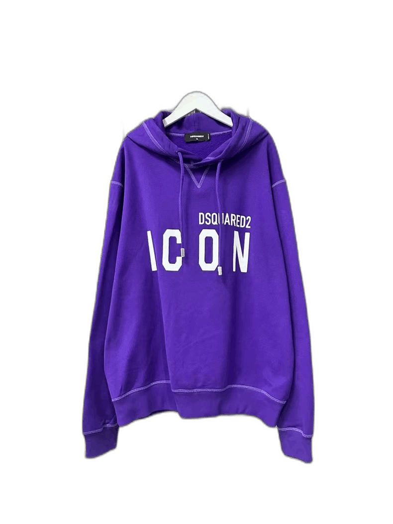 Dsquared2 Dsquared2 Purple Hoodie with Icon Graphic Size US XL / EU 56 / 4 - 1 Thumbnail