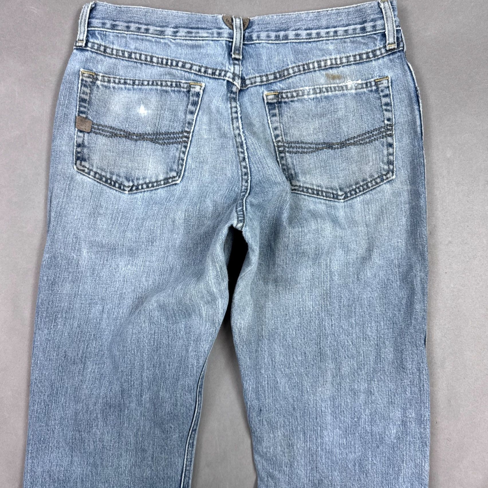 Ariat Ariat Jeans Mens 32x36 Blue M1 Denim Pants Distress Western Chore Workwear 5-Pocket Regular Fit Size US 32 / EU 48 - 4 Thumbnail