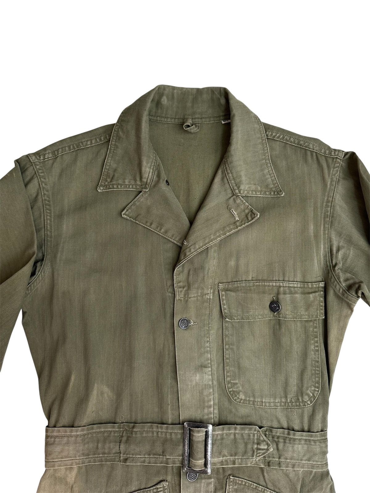 Vintage True Vintage 40s WWII U.S. Army Air Force HBT Coveralls Size US 36 / EU 52 - 2 Thumbnail