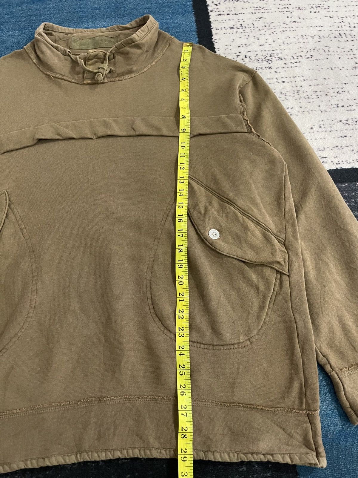 Vintage Vintage RNA Inc Military Style Drawstring Jumper Sweatshirt Size US XL / EU 56 / 4 - 18 Thumbnail