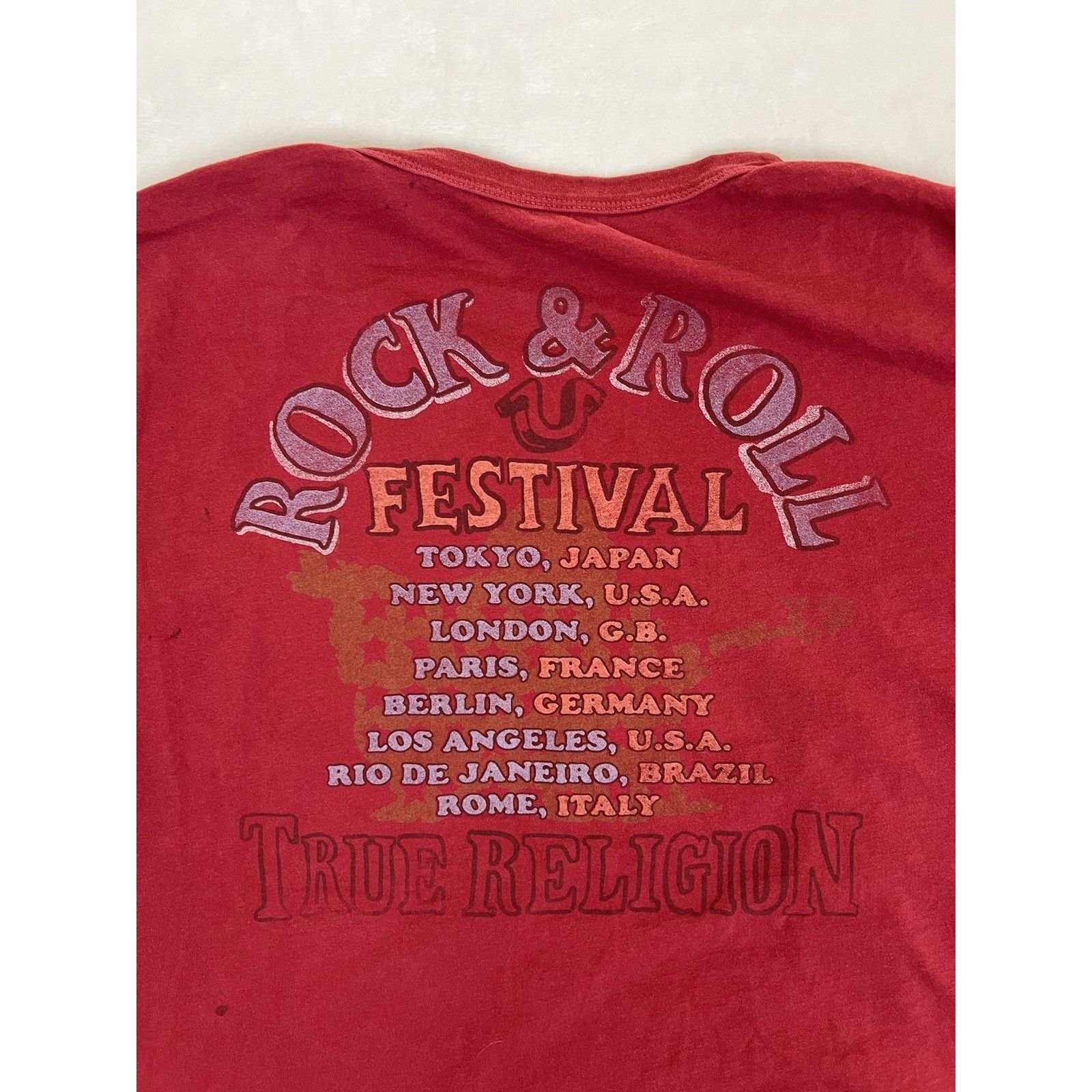 True Religion Vintage True Religion T-Shirt Size 2XL “Rock & Roll Festival Size US XXL / EU 58 / 5 - 10 Thumbnail