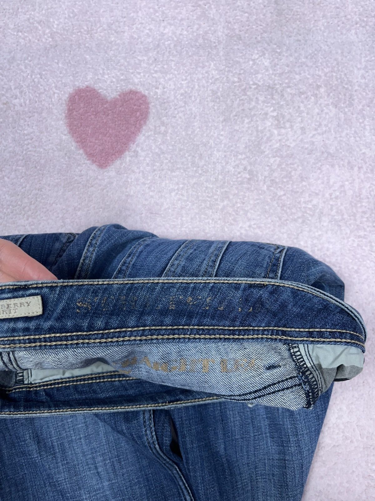 Burberry × Vintage ➕ vintage Burberry Brit straight washed jeans y2k Size 26" / US 2 / IT 38 - 5 Thumbnail