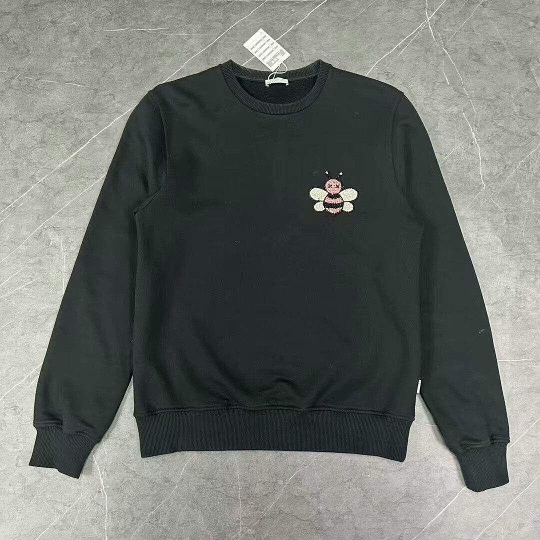 dior kaws rhinestone bee sweatshirt size medium