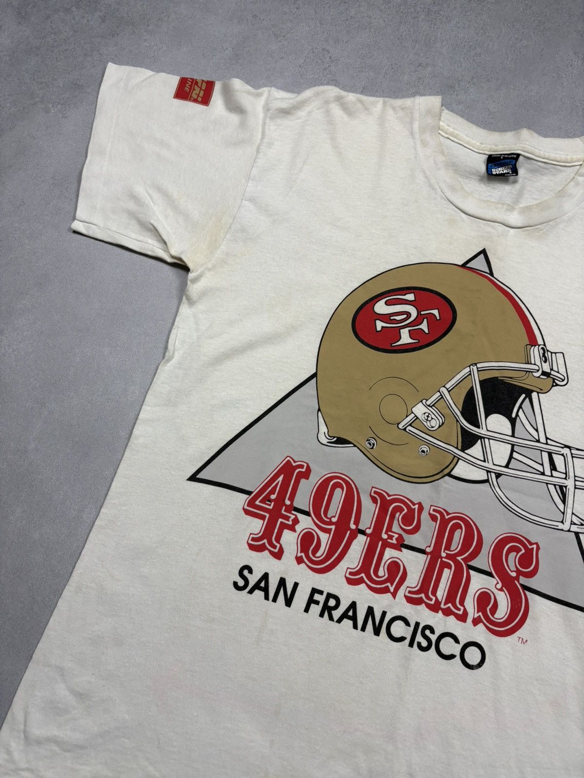 NFL 1990s San Francisco 49ers NFL Double Sided Tee Vintage Rare Size US L / EU 52-54 / 3 - 4 Thumbnail