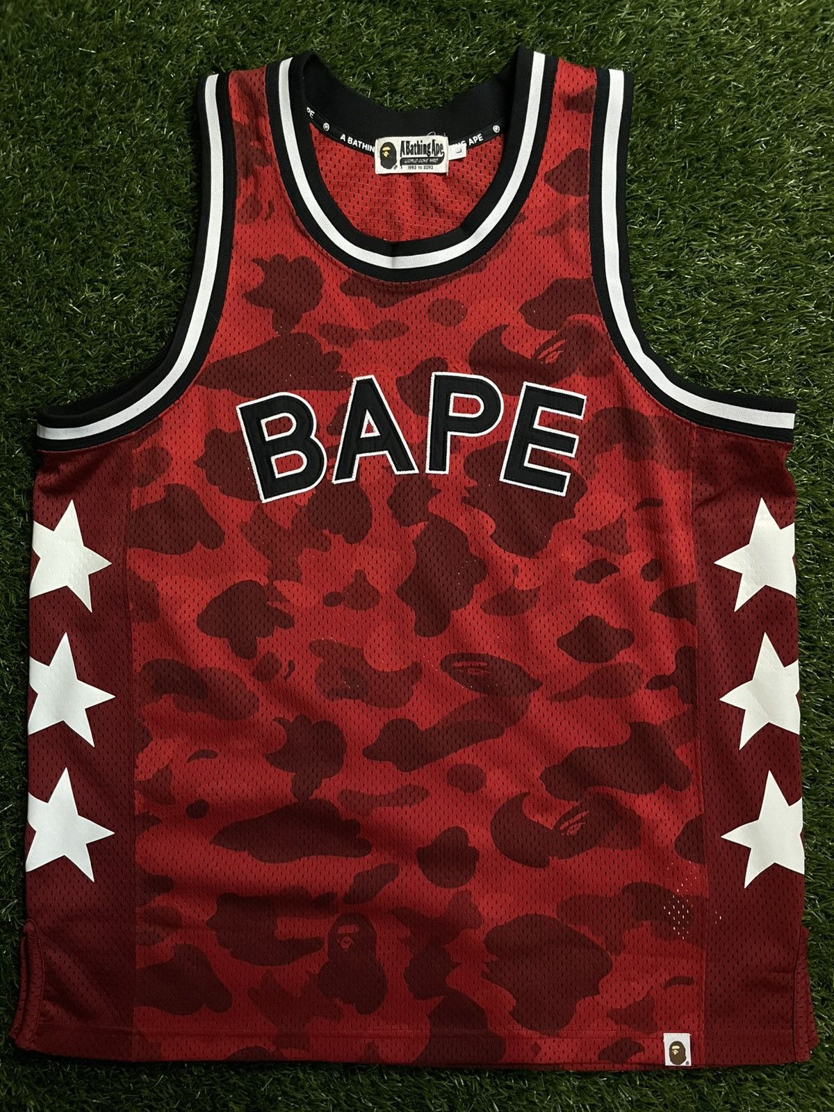 Bape A Bathing Ape Bape Jersey Tank Top - SS20 - Large Size US L / EU 52-54 / 3 - 1 Thumbnail