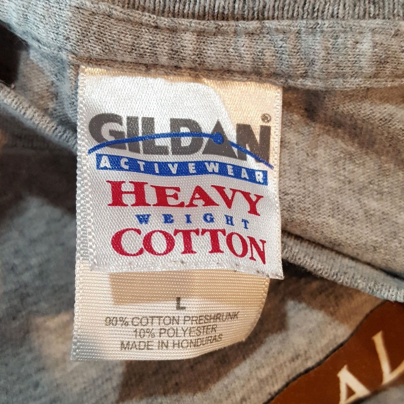Gildan VINTAGE Y2K Cowboy Western T Shirt Gray Size L Gildan Short Sleeve Crew Neck Men XL? Size US L / EU 52-54 / 3 - 6 Thumbnail
