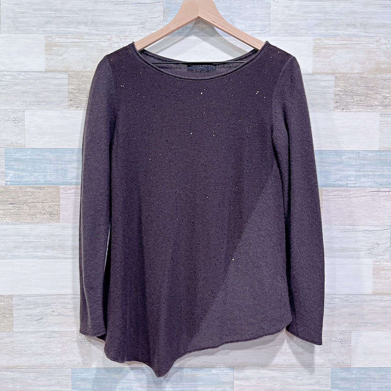 Fabiana Filippi FABIANA FILIPPI 100% Italian Cashmere Sweater Gray Womens XS Size XS / US 0-2 / IT 36-38 - 1 Thumbnail