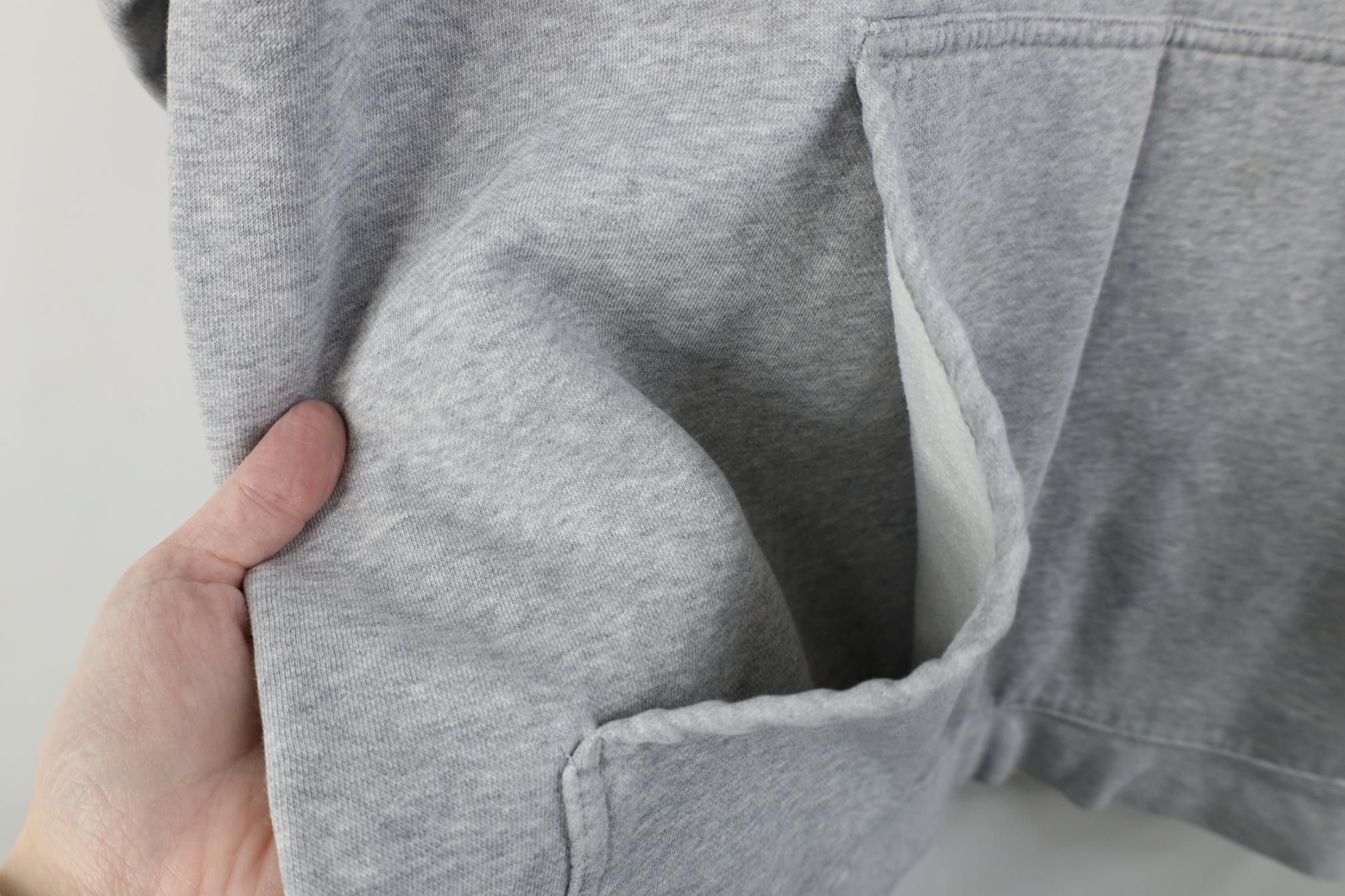 Nike Vintage Y2K Nike Center Big Swoosh Hoodie Sweatshirt Gray Size US L / EU 52-54 / 3 - 10 Thumbnail