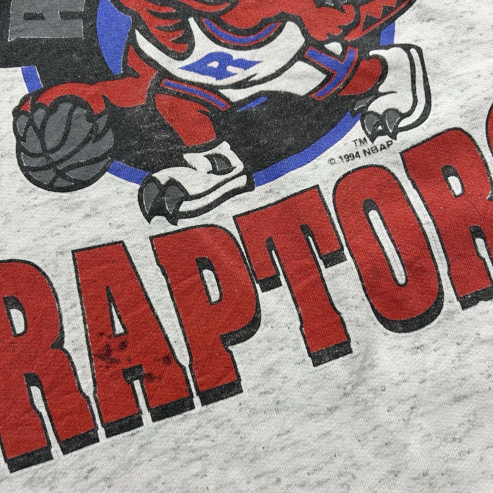 NBA × Vintage RARE NBA TORONTO RAPTORS SWEATSHIRT HOODIE 1994 SIZE XL Size US XL / EU 56 / 4 - 5 Thumbnail