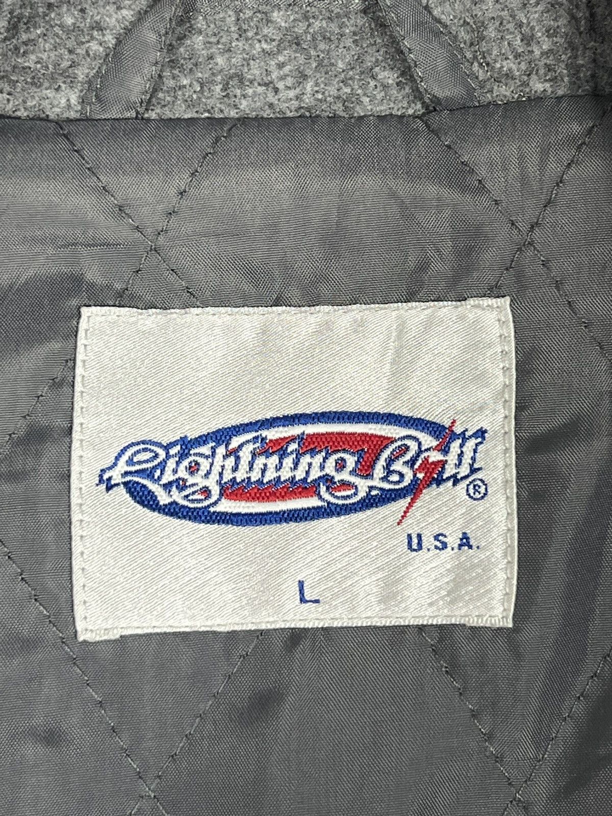Lightning Bolt × Vintage 90s Vintage Lightning Bolt Fleece Jacket Size US L / EU 52-54 / 3 - 8 Thumbnail