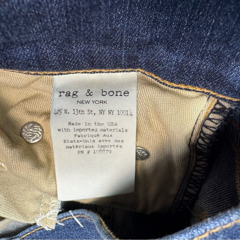 Rag & Bone Rag & Bone Mid-Rise Slim Fit Capri Jeans In Orson Size 25 Size 25" / US 0 / IT 36 - 9 Thumbnail
