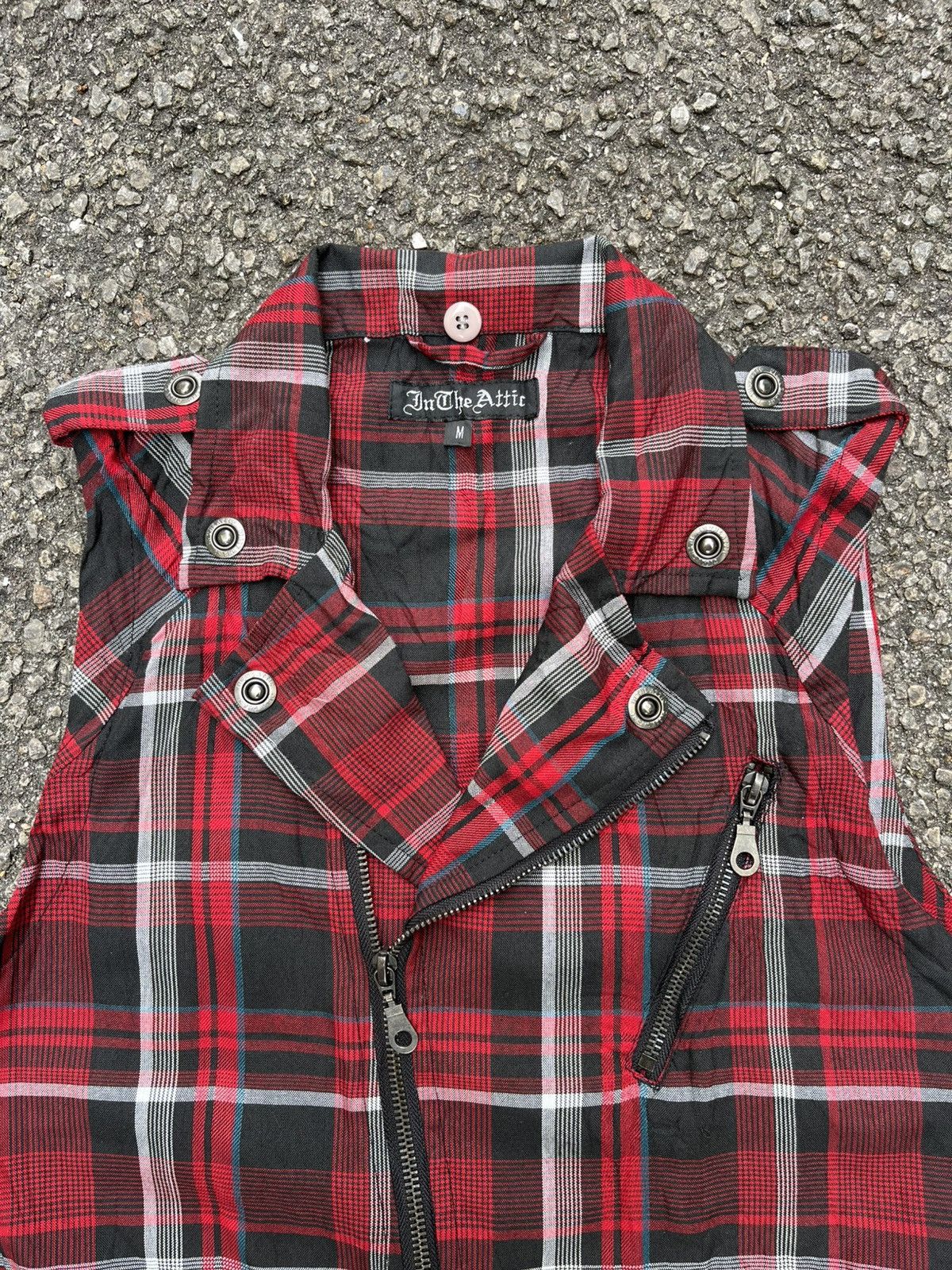 Hysteric Glamour In The Attic Tartan Seditionaries Punk Rock Vest Jacket Size US M / EU 48-50 / 2 - 3 Thumbnail