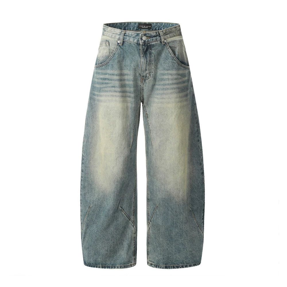Vintage Men's punk loose distressed washed scimitar jeans Size US 32 / EU 48 - 1 Thumbnail