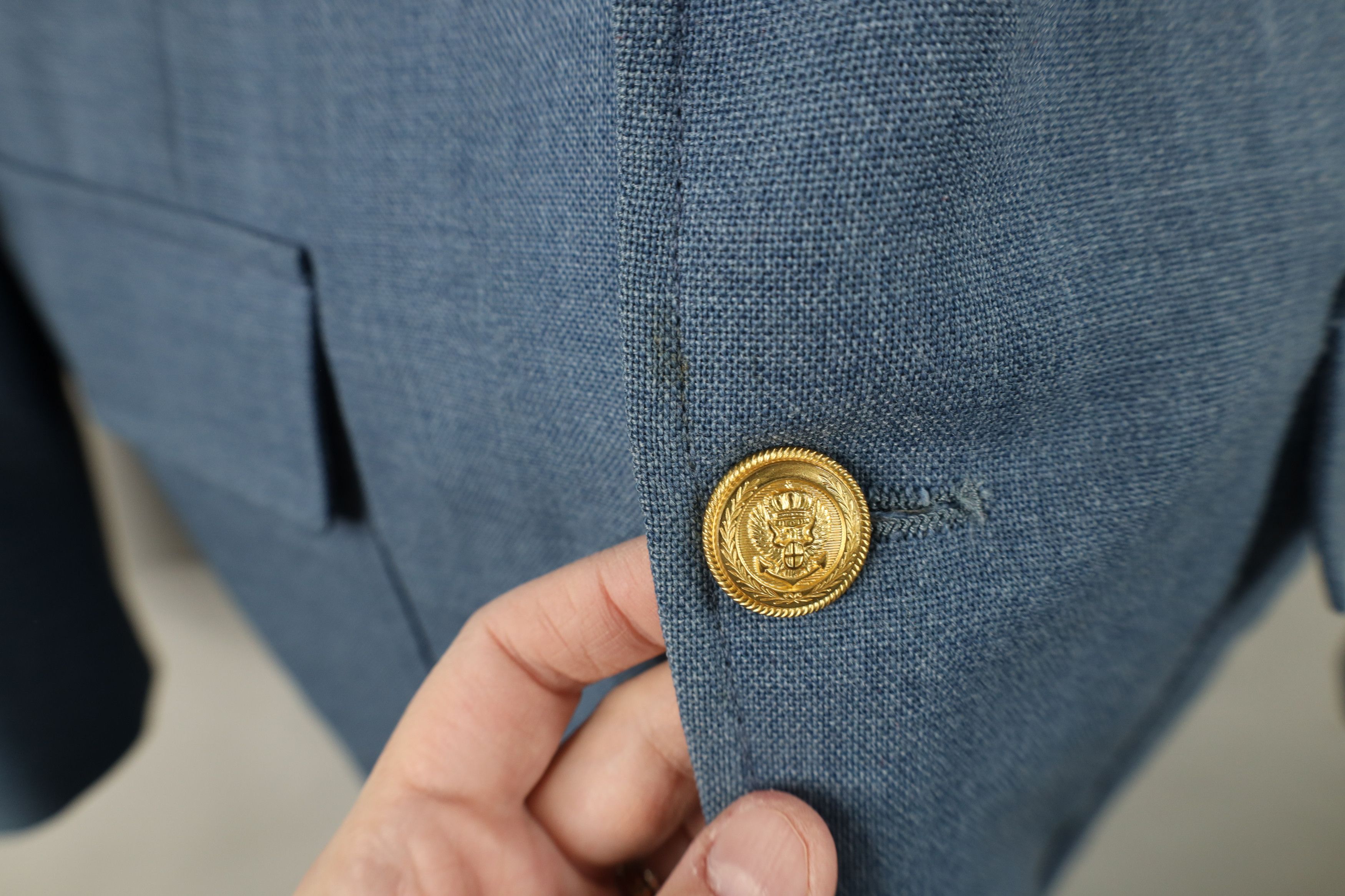 Vintage Vintage 70s Streetwear 2 Button Wool Blazer Suit Jacket USA Size US L / EU 52-54 / 3 - 6 Thumbnail