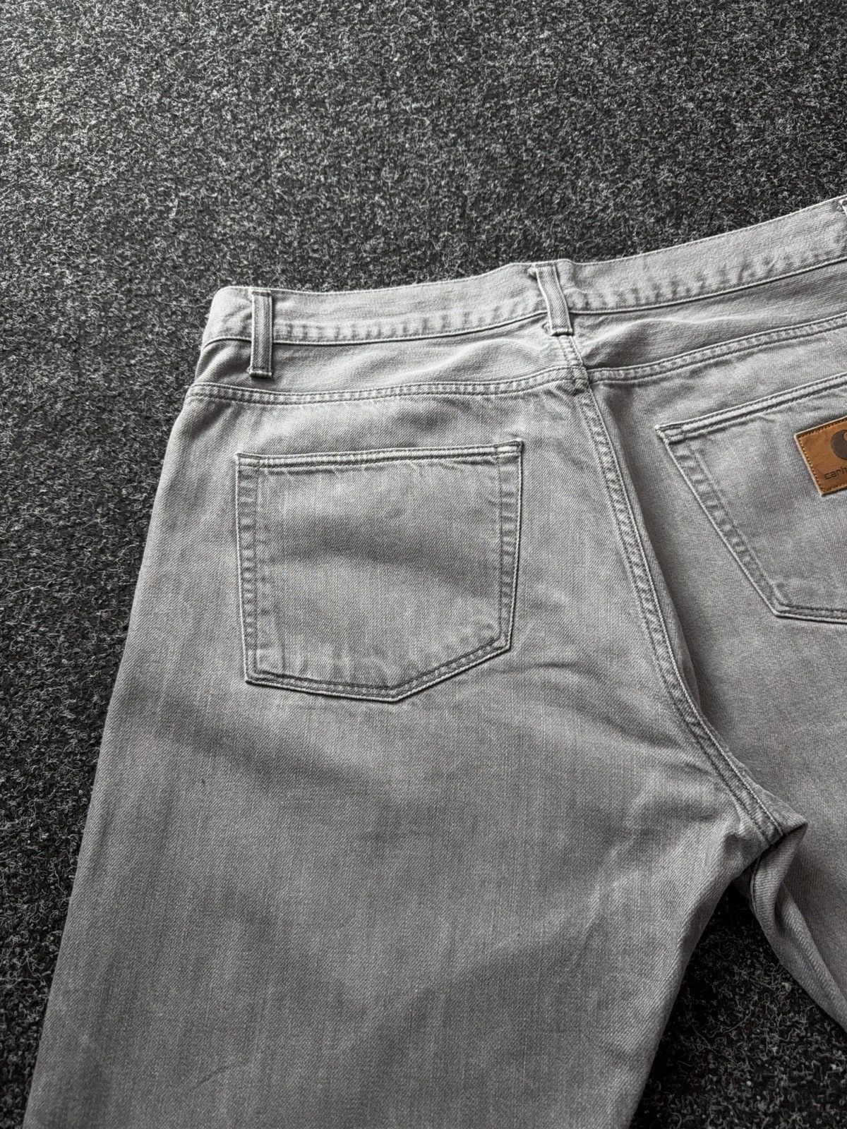 Carhartt 00s Y2K Vintage Carhartt Light Grey Work Pants Relaxed Fit Size US 36 / EU 52 - 14 Thumbnail