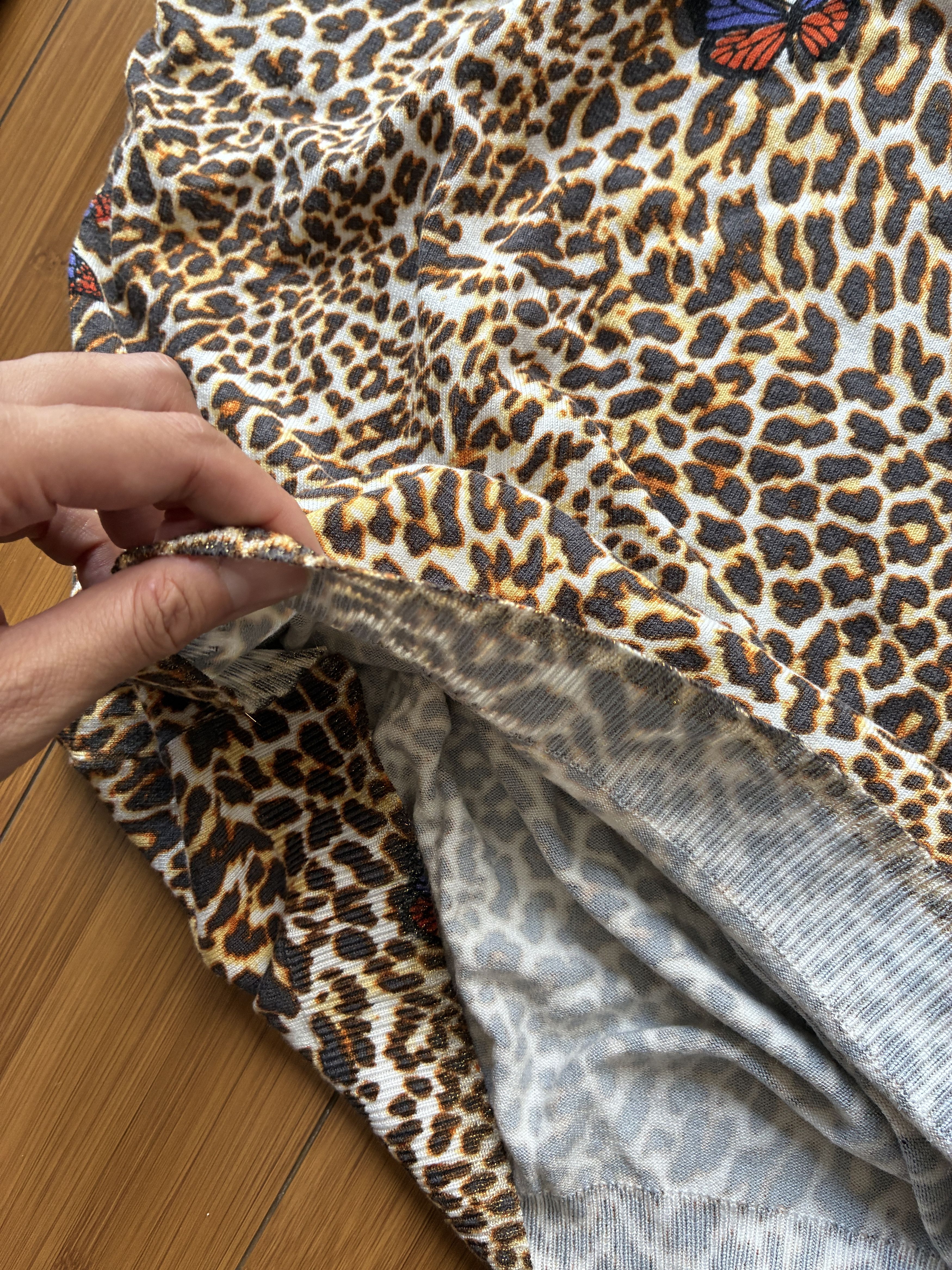 Liu Jo Liu Jo Leopard Butterfly Women Knit Top - Size XS Size XS / US 0-2 / IT 36-38 - 5 Thumbnail