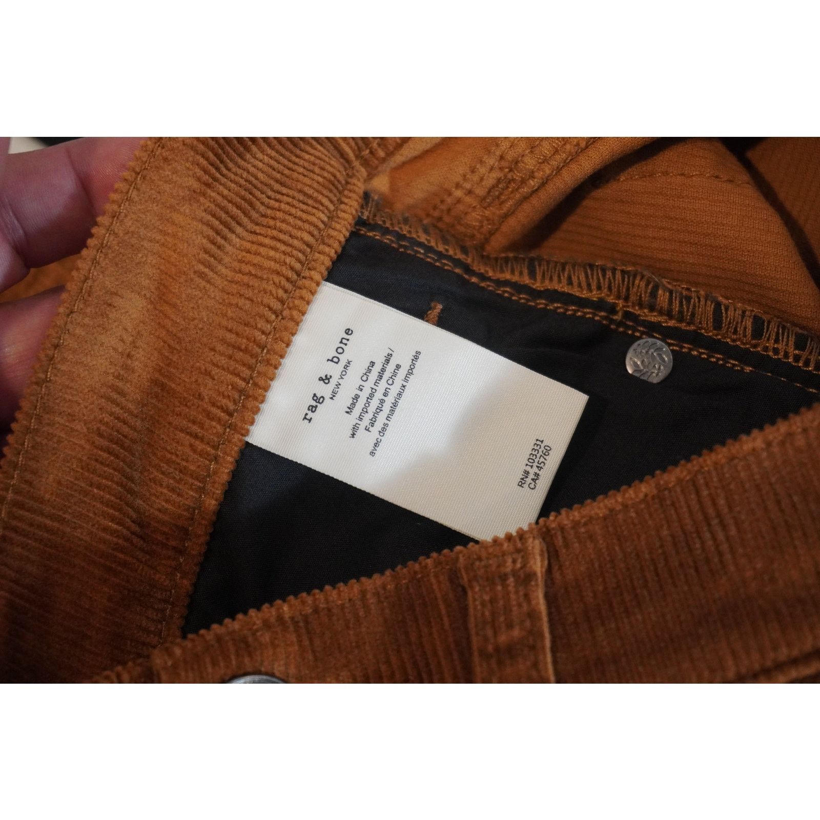 Rag & Bone rag & bone “The Peyton” Mid-Rise Bootcut Corduroy Pants Size 24" / US 00 / IT 34 - 11 Thumbnail