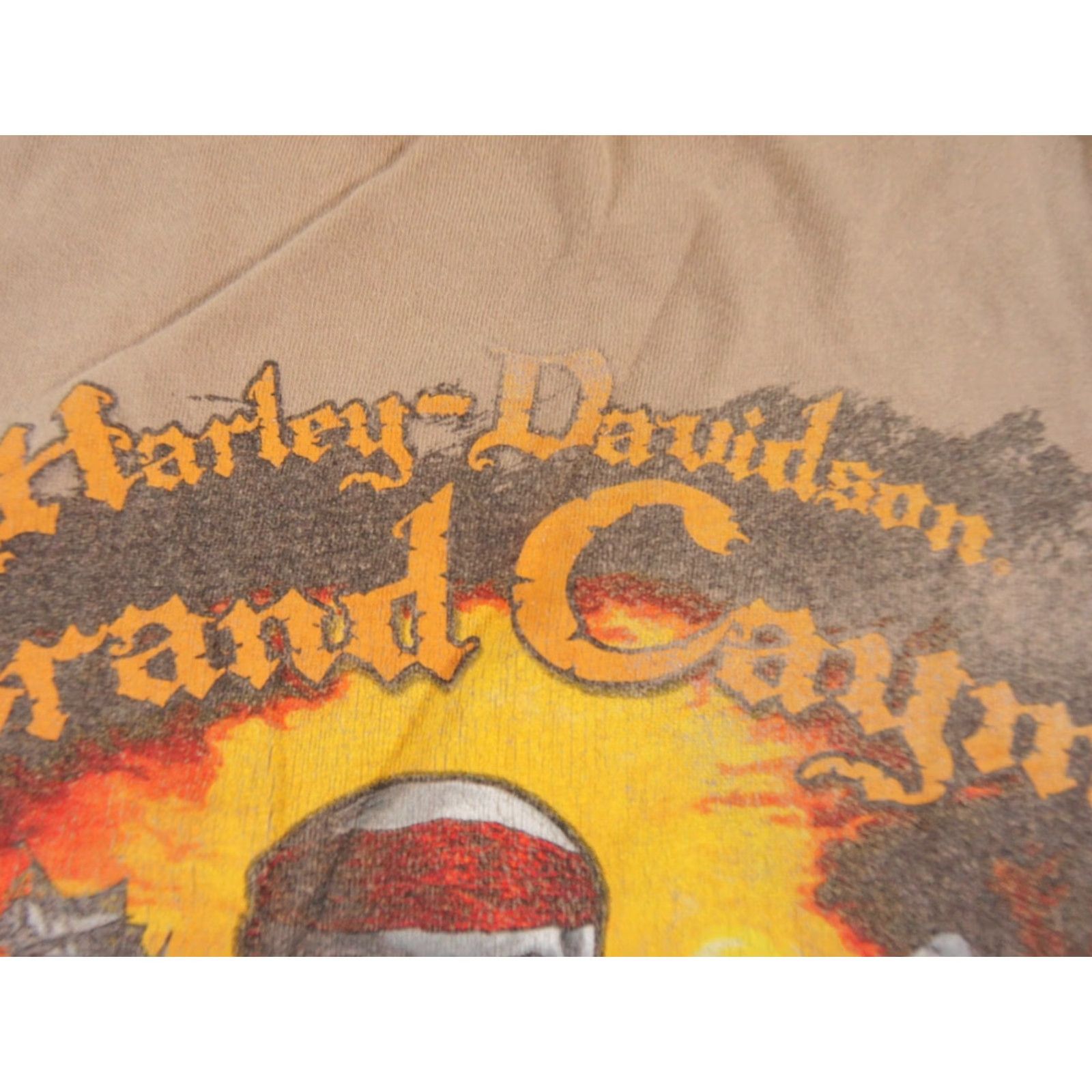 Harley Davidson VINTAGE Harley-Davidson Men's T-Shirt Small Fall Motorcycle Biker Skeleton Skull Logo Size US S / EU 44-46 / 1 - 3 Thumbnail