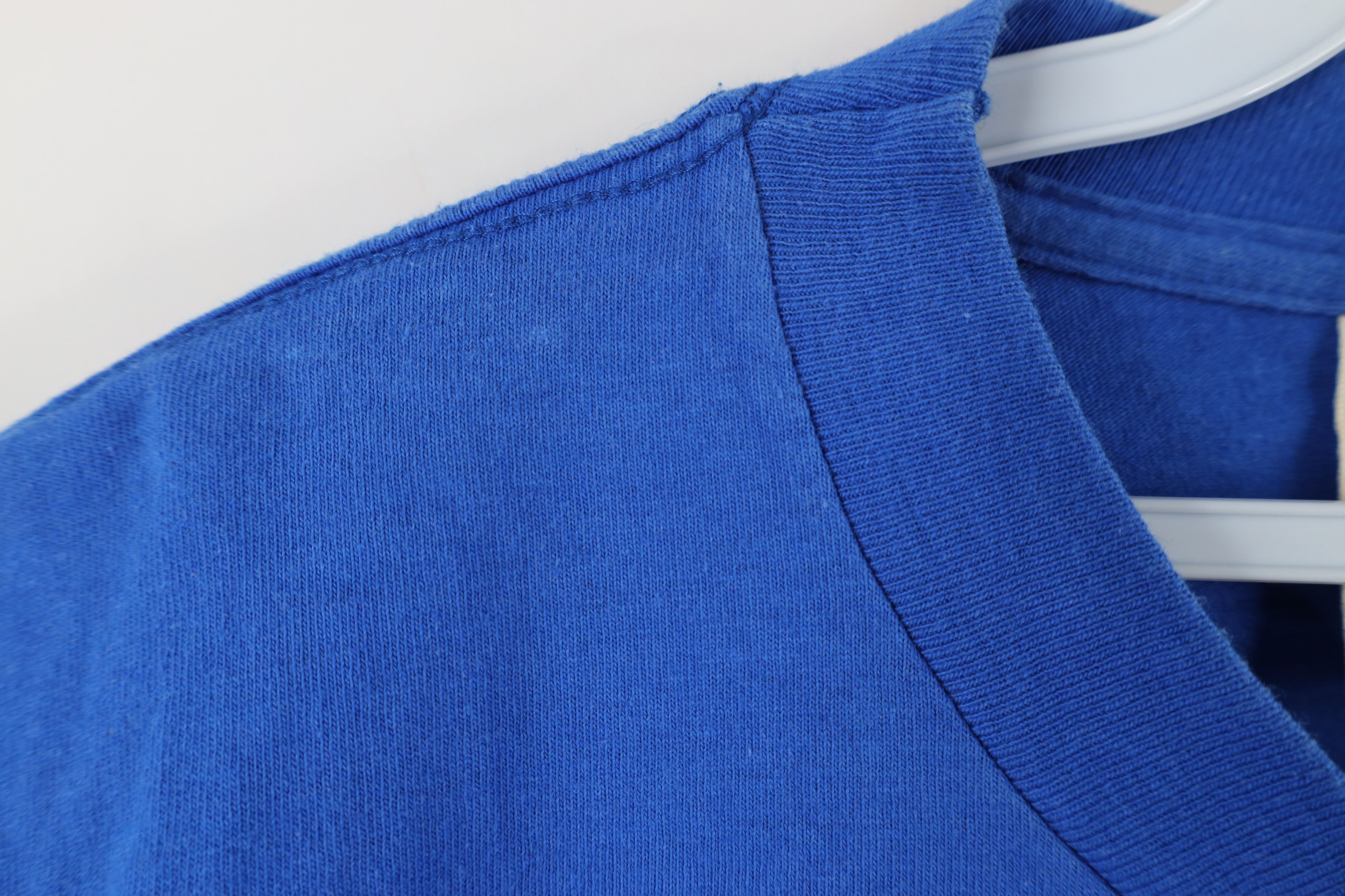 Vintage Vintage 90s The Alamo San Antonio T-Shirt Blue Cotton USA Size US L / EU 52-54 / 3 - 6 Thumbnail