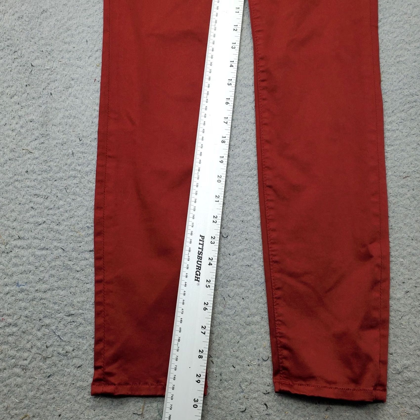 Hudson Hudson Maternity Pants Womens 26 Red Secret Fit Belly Nico Mid Rise Super Skinny Size 26" / US 2 / IT 38 - 4 Thumbnail