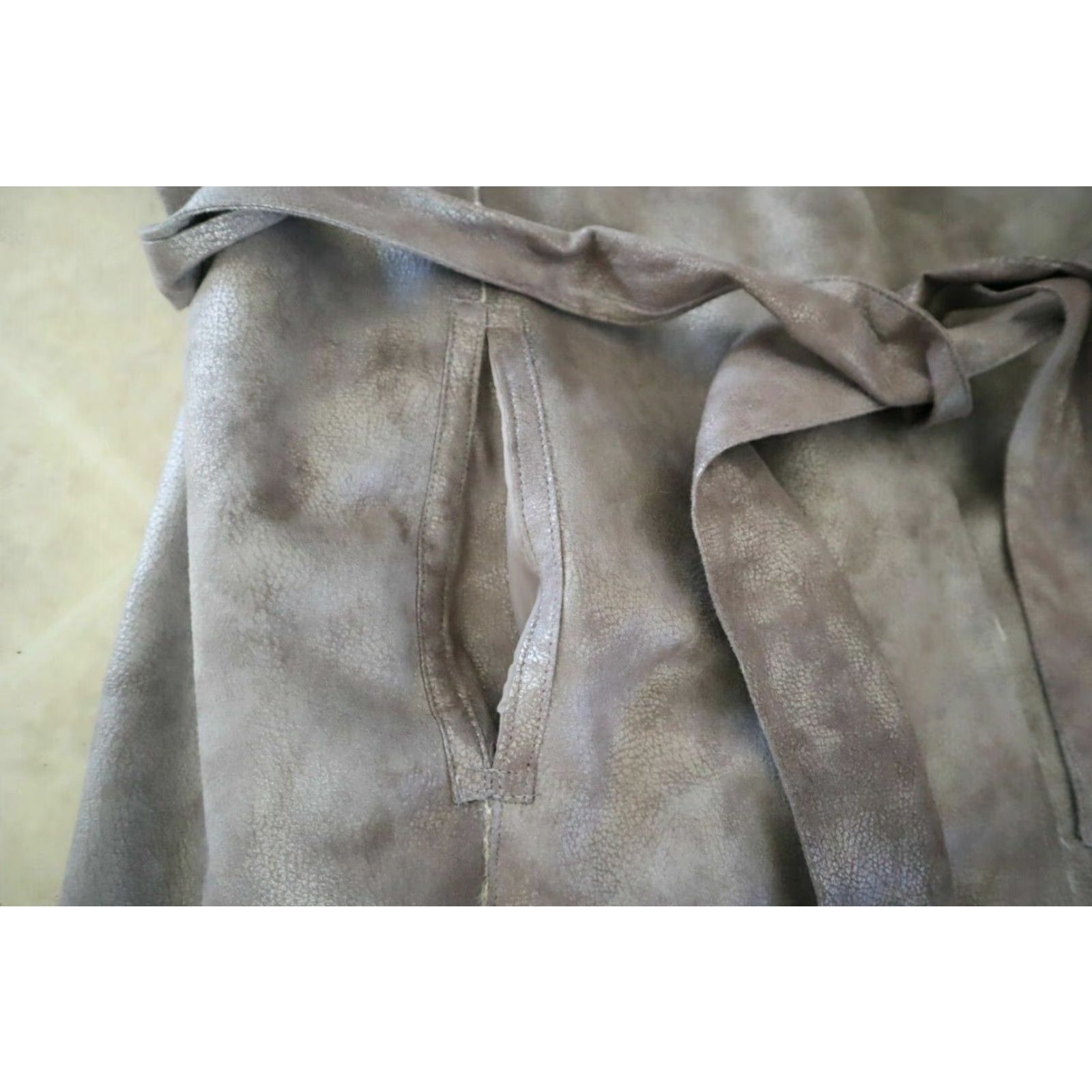 Vintage VINTAGE Lane Bryant Faux Fur Vest Plus Size 22/24 Casual Belted Pockets Women Size 3XL / US 20-22 - 4 Thumbnail