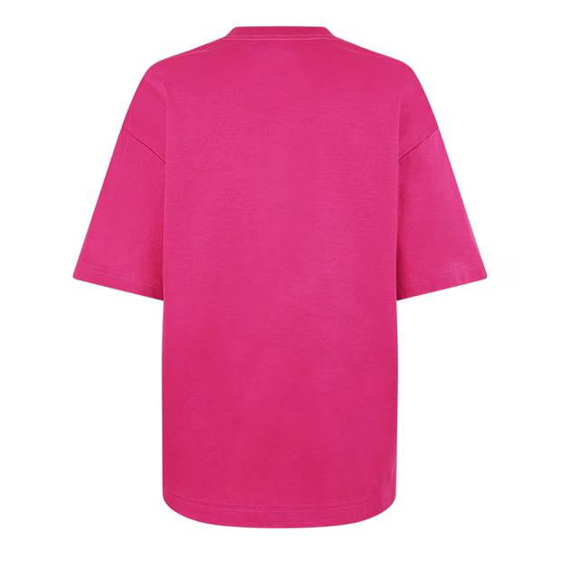 Lanvin o1g2r1mq1024 Logo T-Shirt in Fushia Size S / US 4 / IT 40 - 2 Thumbnail