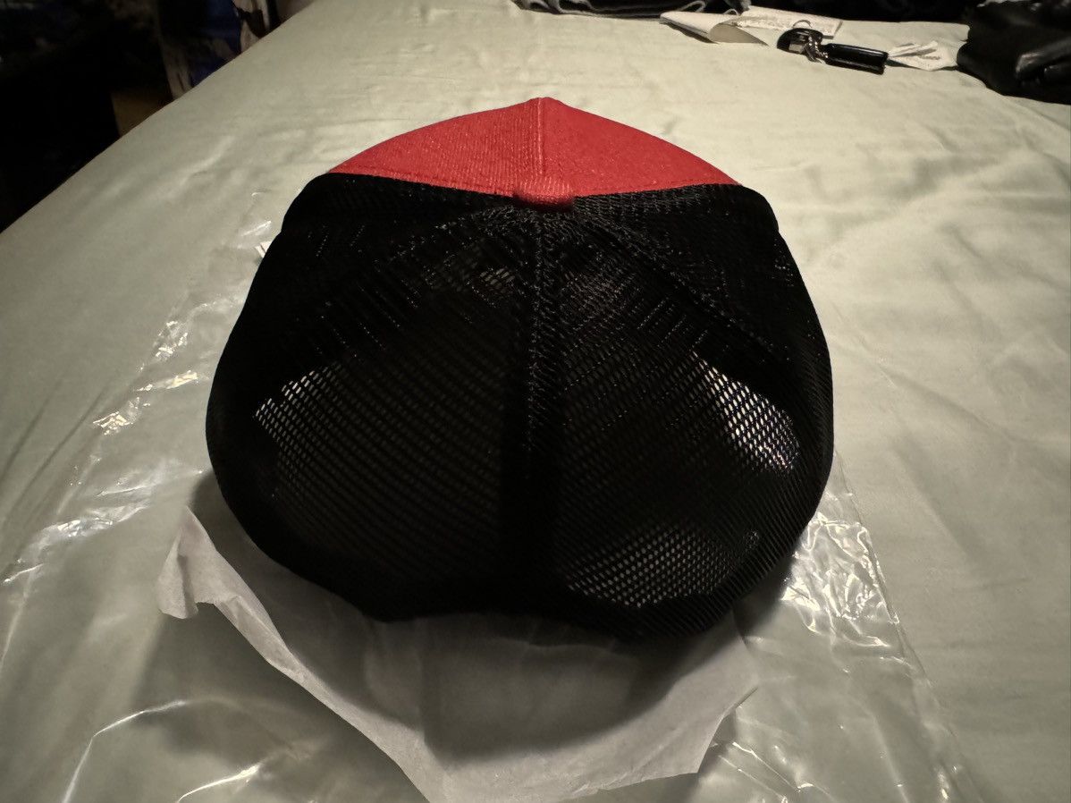 Sp5der Sp5der Denim OG Web V2 Trucker Hat Red Size ONE SIZE - 2 Thumbnail
