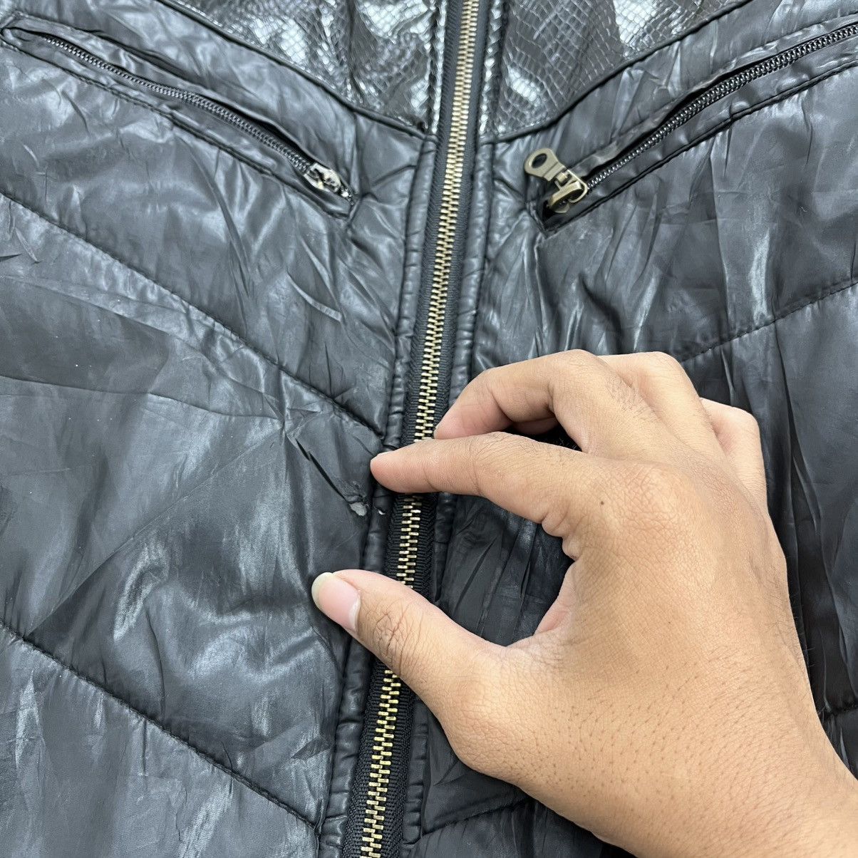 If Six Was Nine 2000s Nylaus Japan Lgb Style Fur Bono Jacket Size US M / EU 48-50 / 2 - 13 Thumbnail