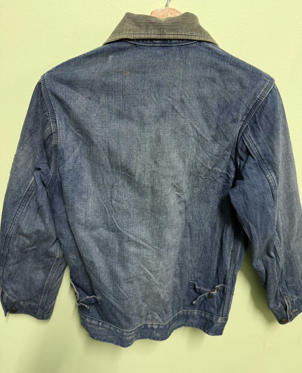 Big John Vintage Big John Denim Blanket Jacket with Patches Size US M / EU 48-50 / 2 - 5 Thumbnail