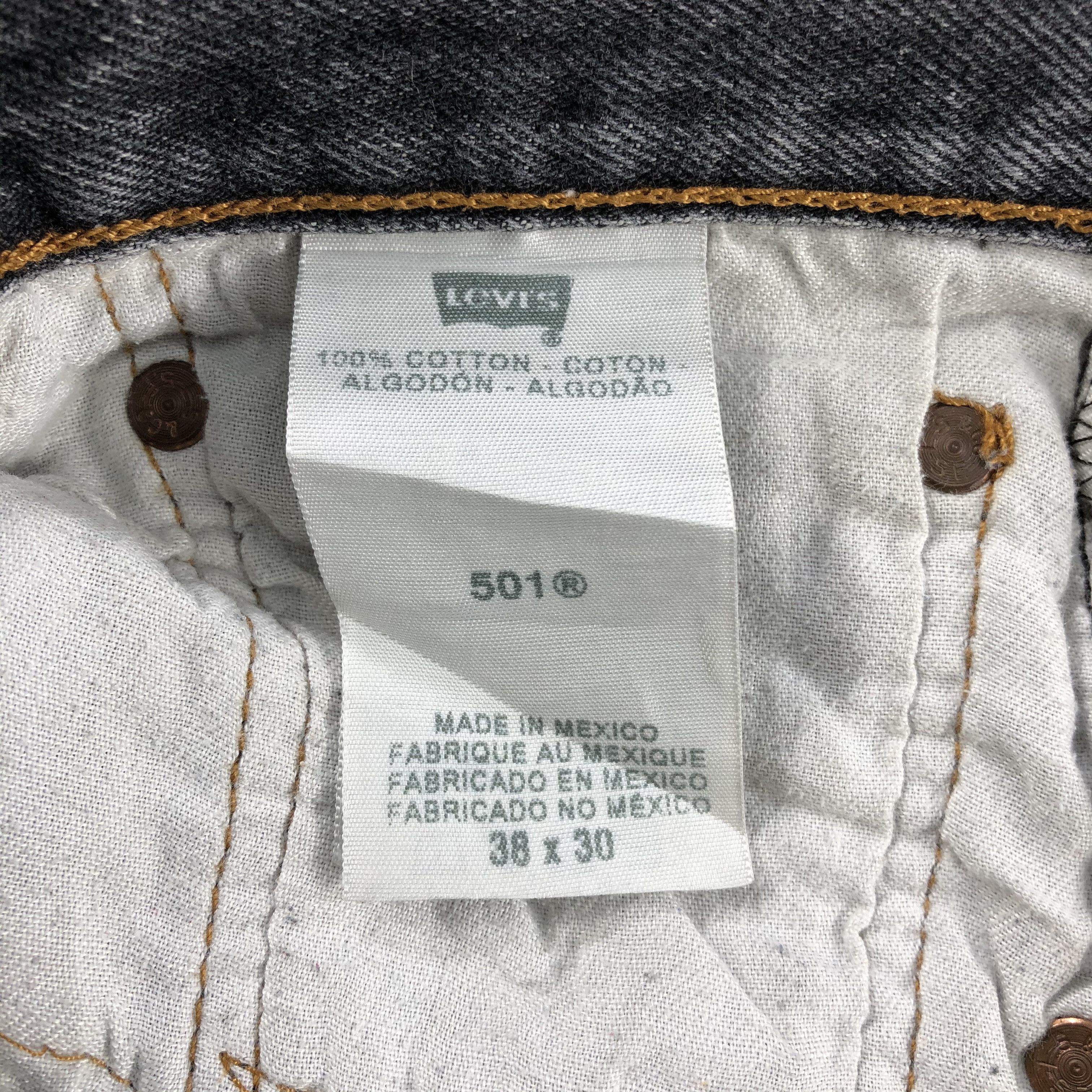 Levi's Vintage Levis 501 Earth Tone Jeans-J1613 Size US 36 / EU 52 - 10 Thumbnail