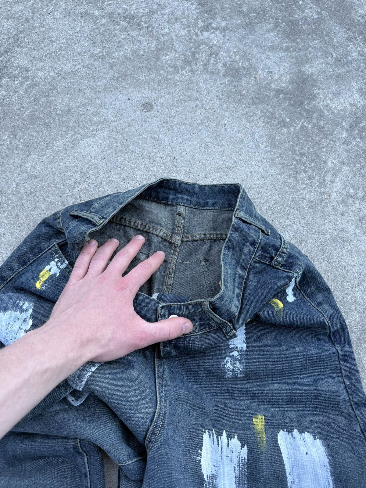 Other Vintage Y2K streetwear track oversized wide jeans Size US 32 / EU 48 - 8 Thumbnail