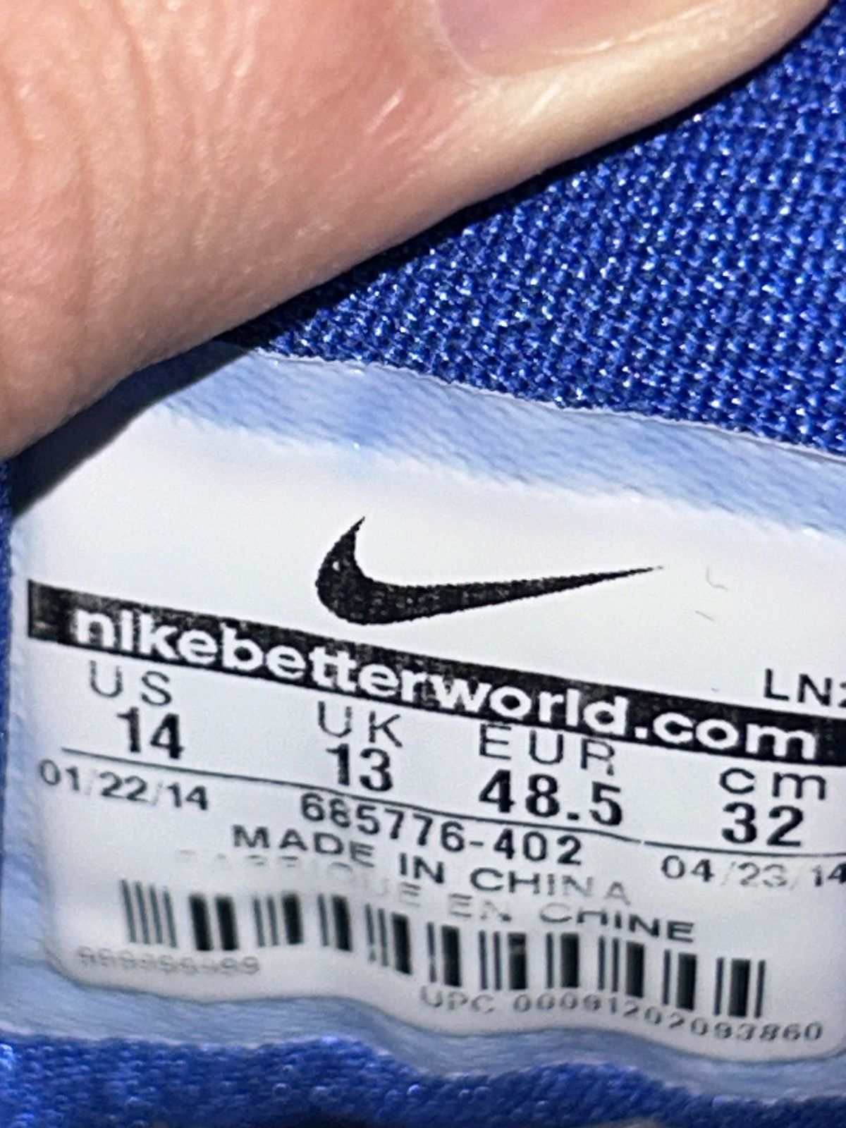Nike Nike Kobe 9 IX EM TB Deep Royal size 14 685776-402 Size US 14 / EU 47 - 10 Thumbnail