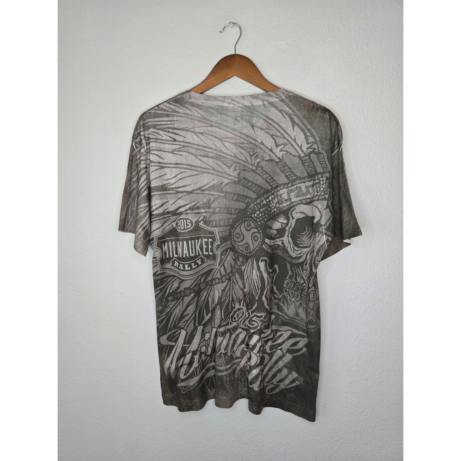 Other Milwaukee Rally Shirt Motorcycle Sublimation L Polyester Tee Size US L / EU 52-54 / 3 - 6 Thumbnail