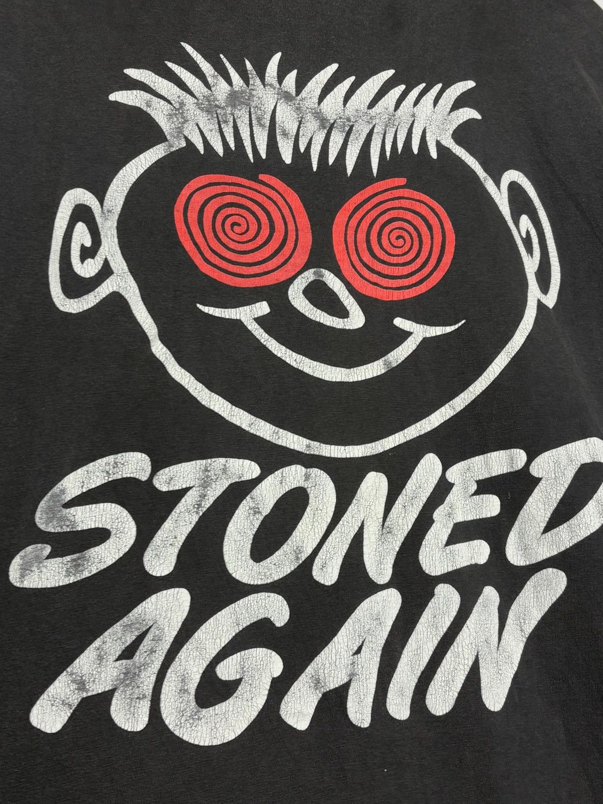 Vintage Vintage Stoned Again 420 Weed acid T-shirt Tee Size US XL / EU 56 / 4 - 4 Thumbnail