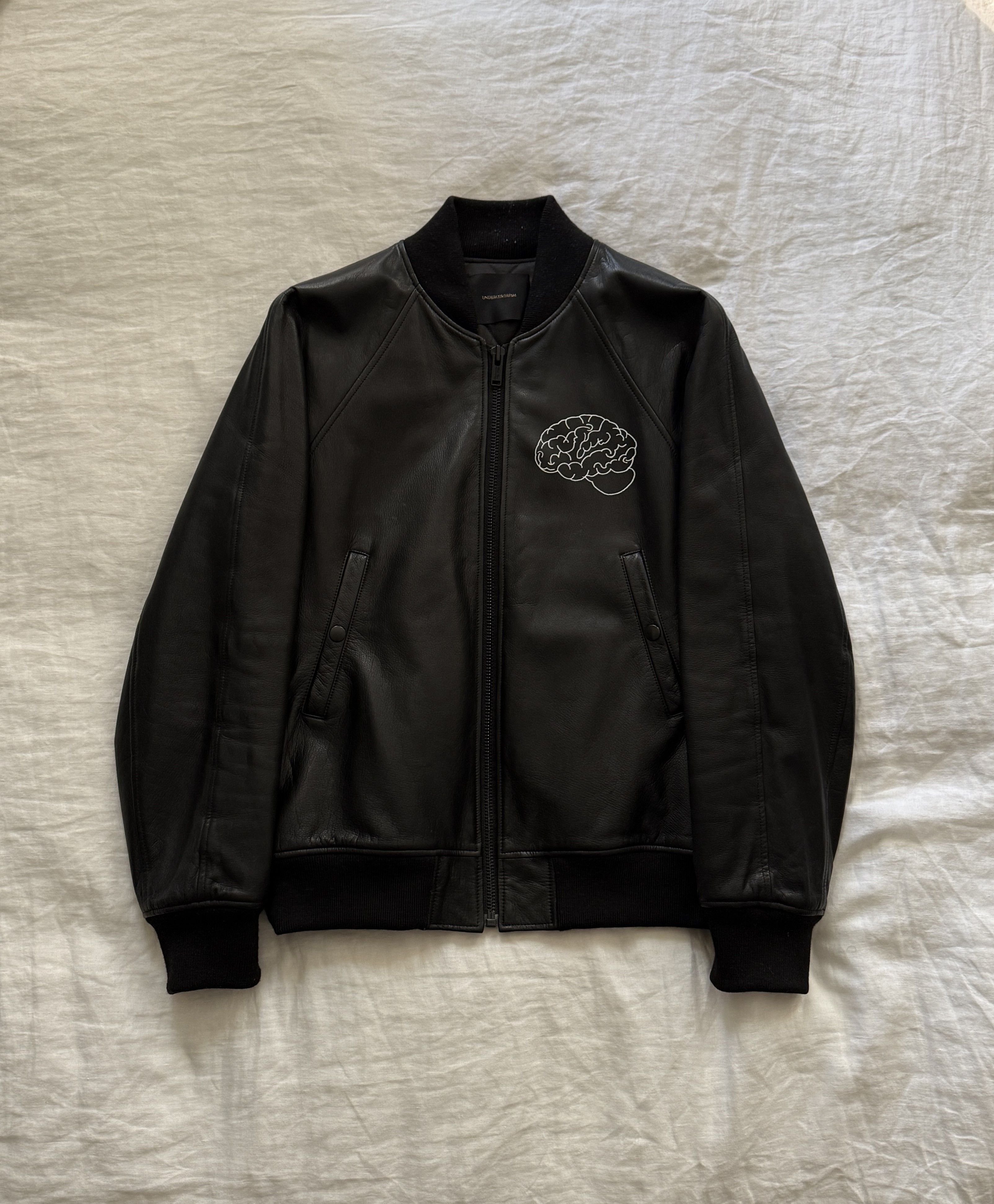 Undercover AW13 'ANATOMICOUTURE' RIBCAGE VARSITY JACKET | Grailed