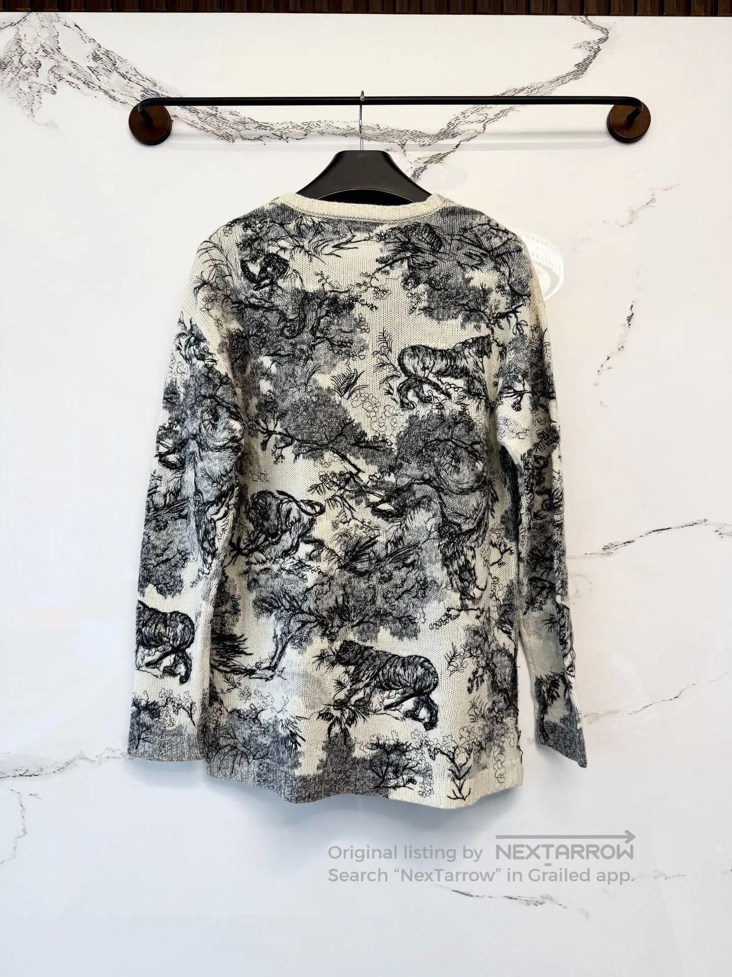 Dior Dior Zoo Collection Cashmere Sweater. Size XXS / US 00 / IT 34 - 4 Thumbnail