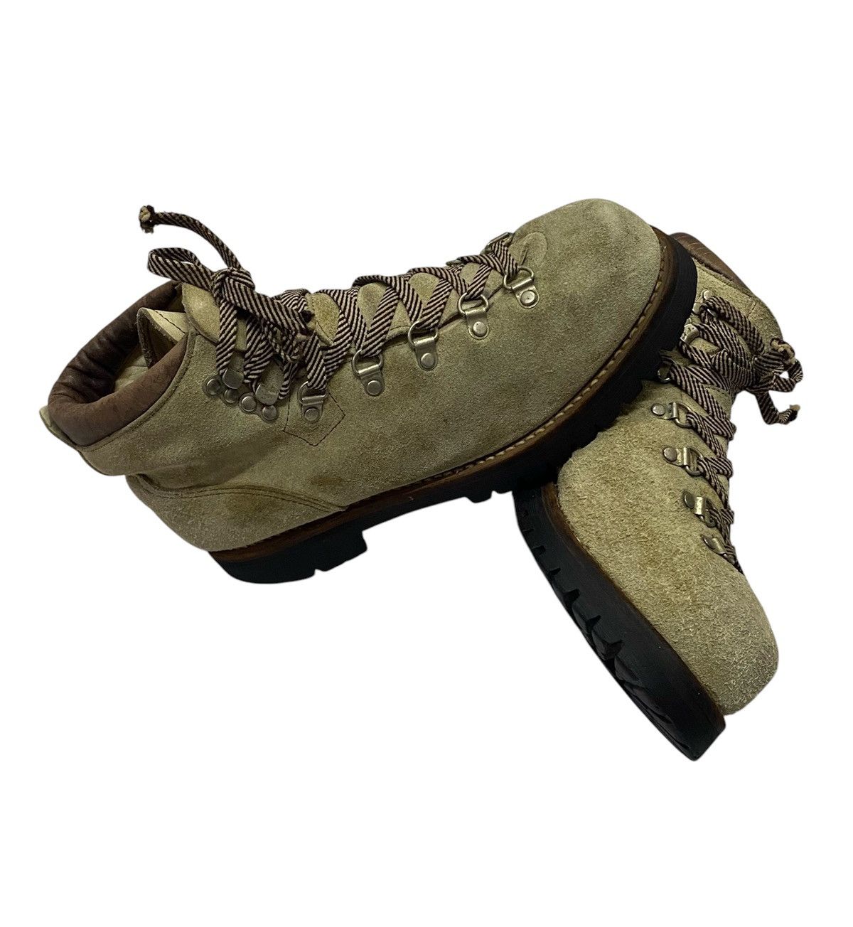 Bape Rare🔥A Bathing Ape 978 - FW -01 Suede Beige Boots Size US 9 / EU 42 - 2 Thumbnail