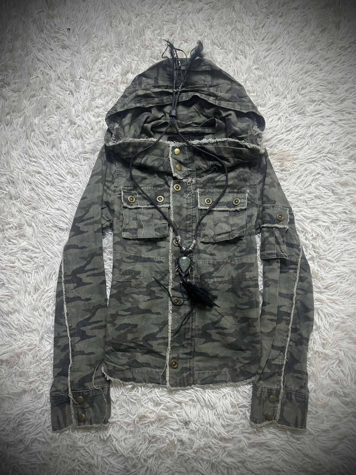 GOA rare 00s zerosail apocalypse camouflage vkei bono jacket | Grailed