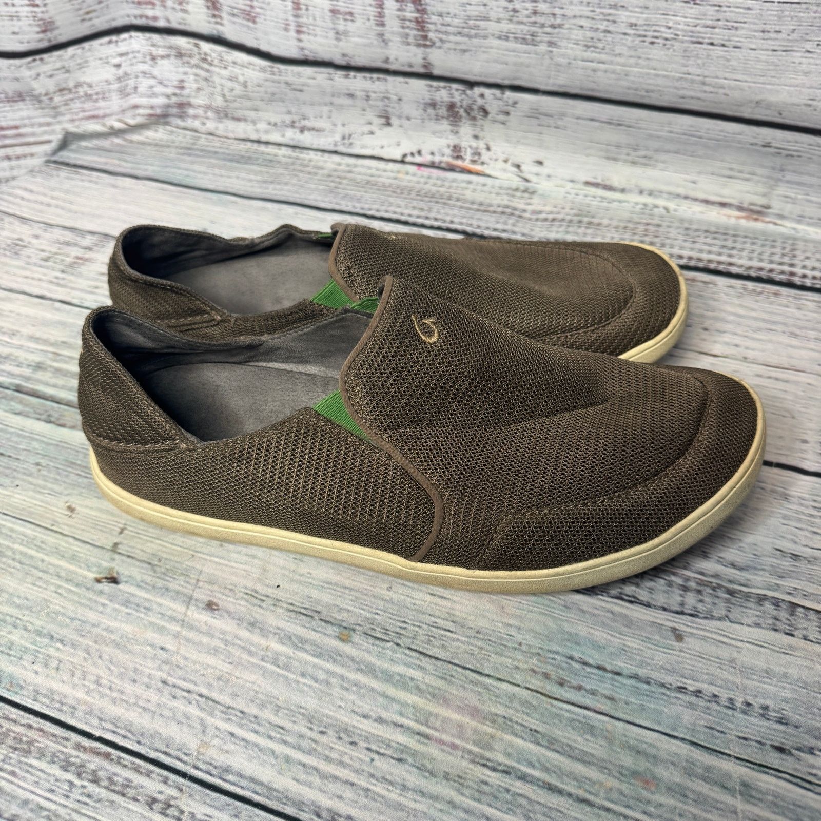 Olukai OluKai Men’s 11 Nohea Mesh Slip-On Shoes Brown Size US 11 / EU 44 - 1 Thumbnail