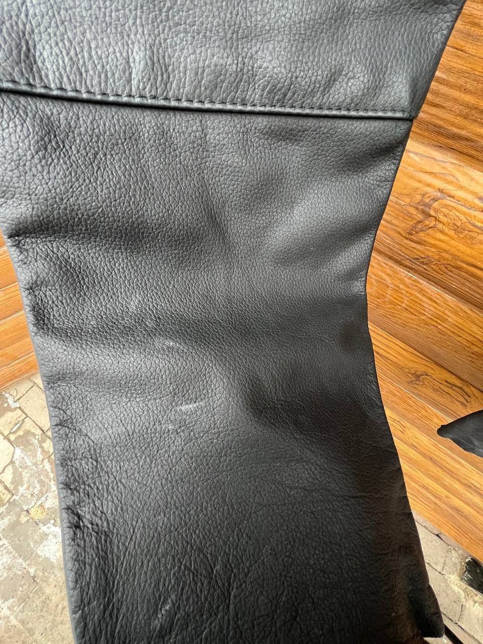 Leather Vintage Leather pants Moto womens Size 36" / US 14 / IT 50 - 9 Thumbnail