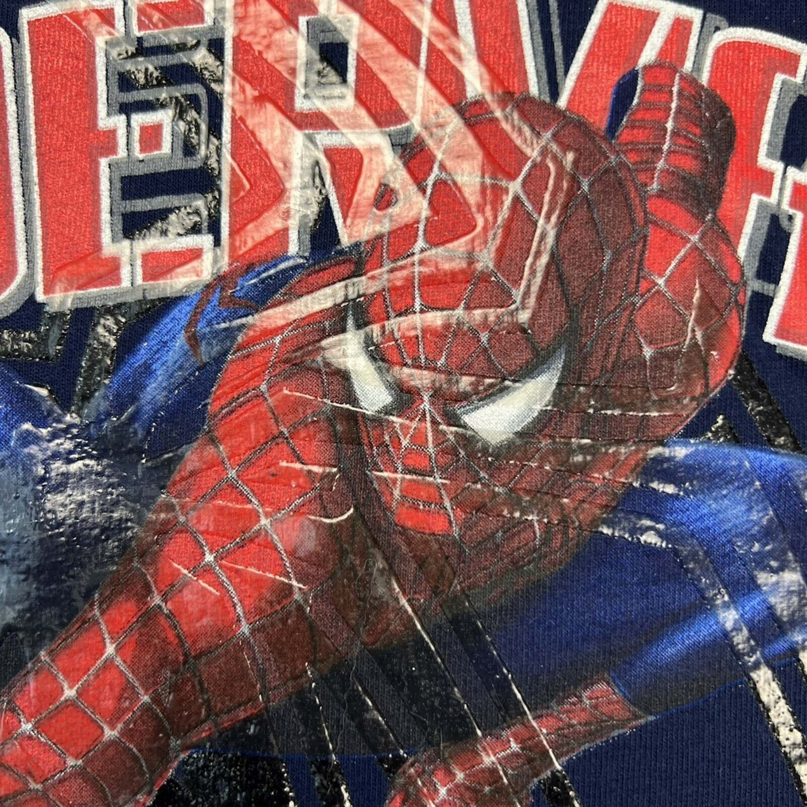 DC Comics × Marvel Comics × Vintage Vintage Y2K Spider-Man T Shirt Marvel Comics Movie Promo Tee Size US XXL / EU 58 / 5 - 3 Thumbnail