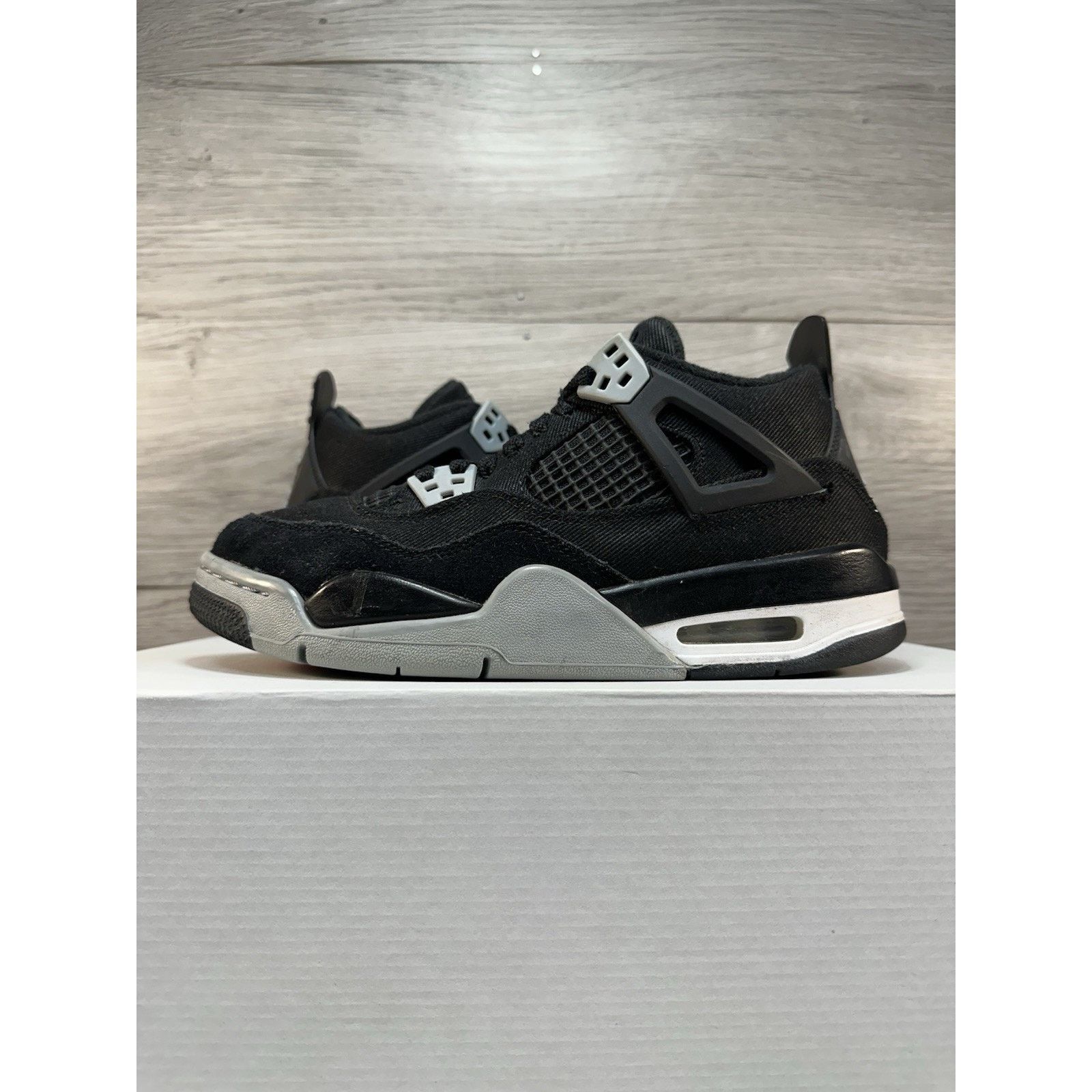 Jordan Brand Jordan 4 Retro SE Black Canvas GS - Sze 5.5y Size US 5.5 / EU 38 - 1 Thumbnail