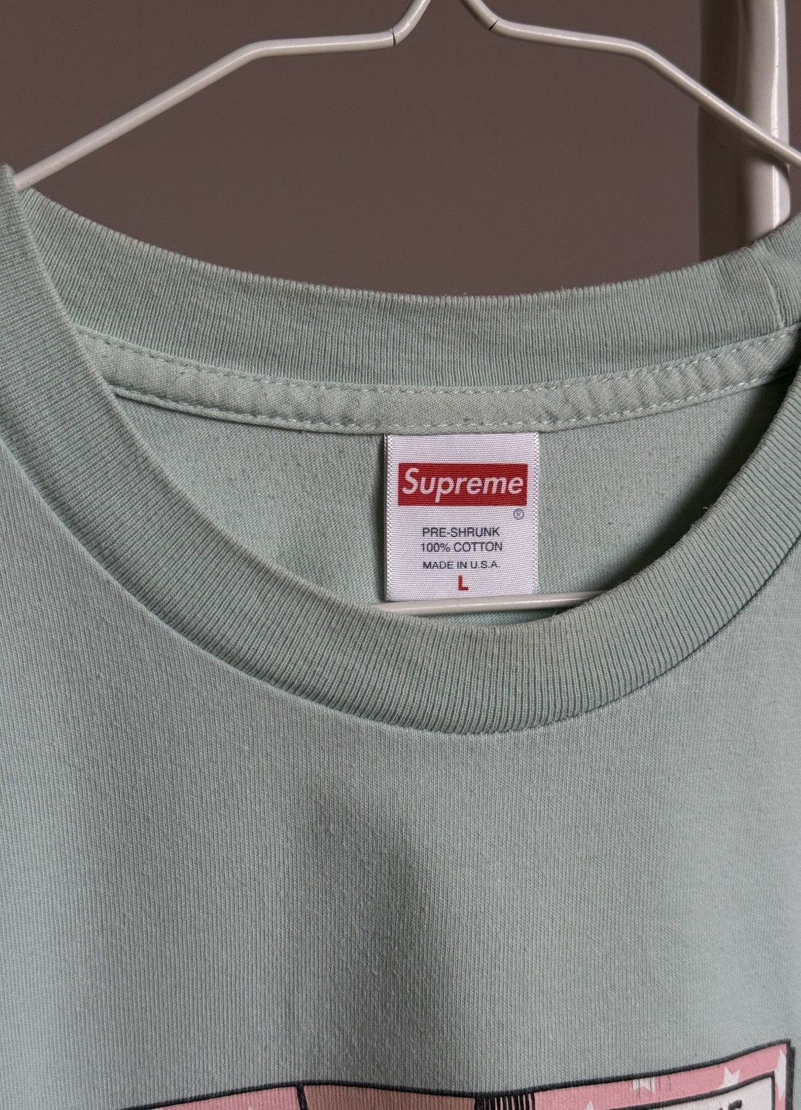 Supreme L Supreme Bed Tee Shirt FW21 Mint Size US L / EU 52-54 / 3 - 4 Thumbnail