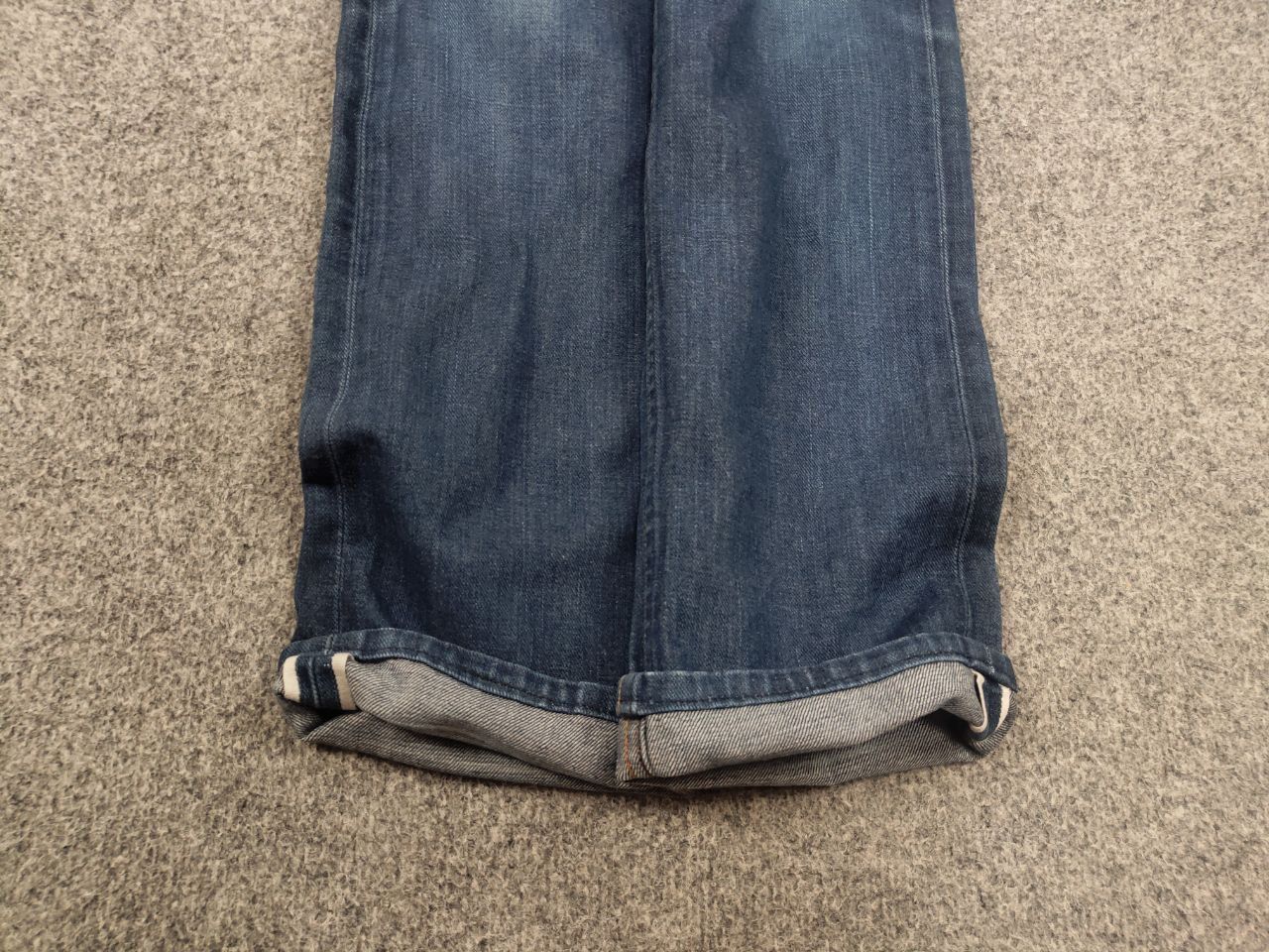Gustin Gustin Selvedge Raw Blue Faded denim Slim Fit Jeans Size US 32 / EU 48 - 5 Thumbnail
