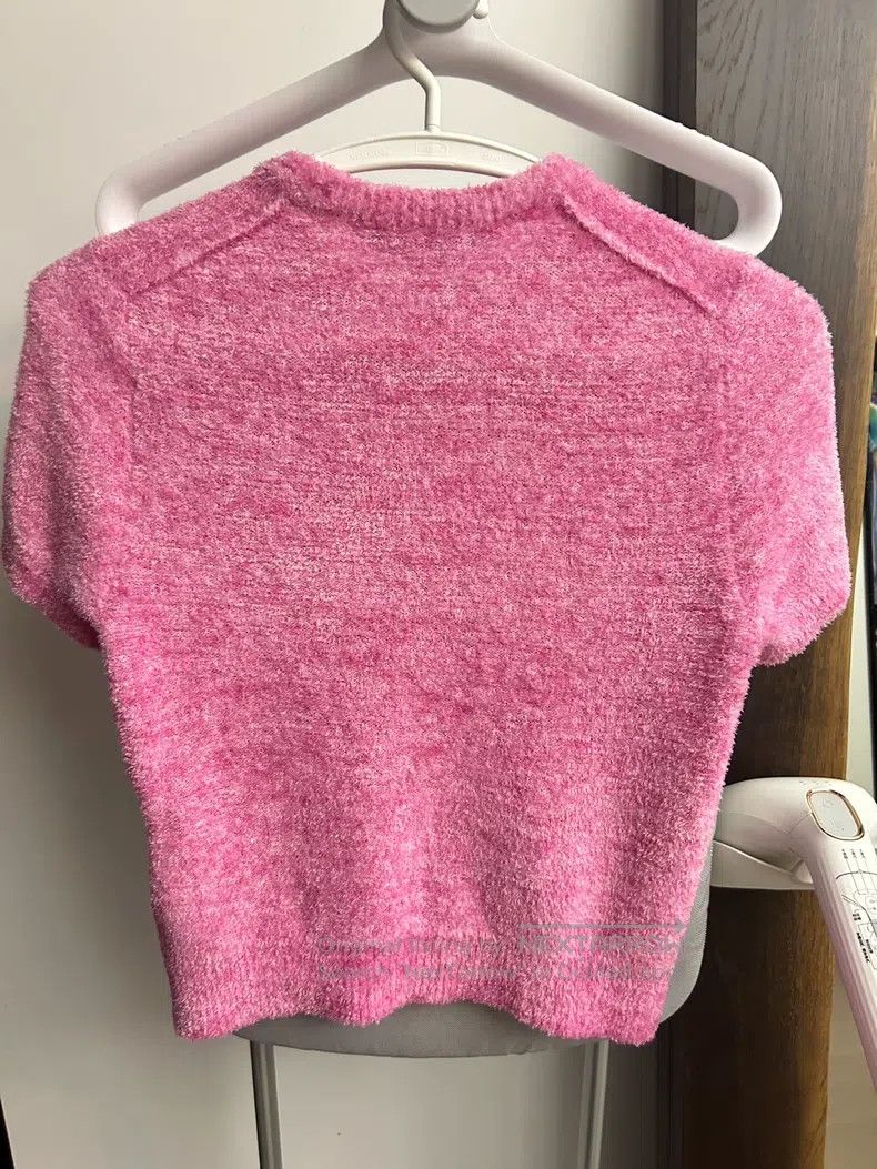 Acne Studios Acne Studios Short Sleeve Fleece T-Shirt Size XXS / US 00 / IT 34 - 2 Thumbnail